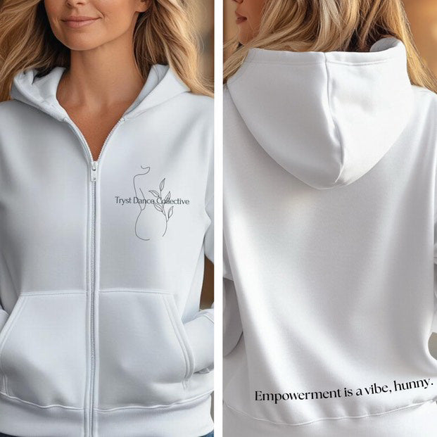 Pre Order - Tryst Dance Collective Zip-Up Hoodie